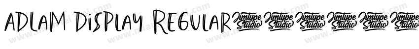 ADLaM Display Regular字体转换